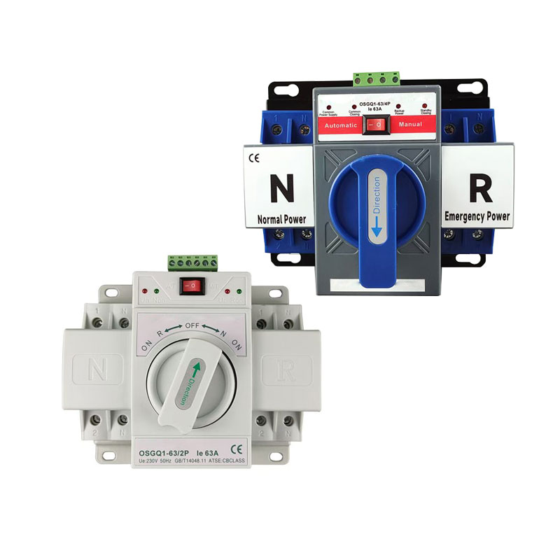 2P Automatic changeover switch with dual power supply