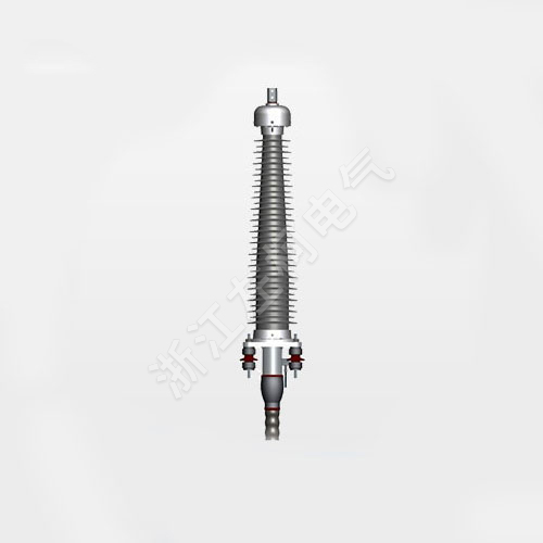 Composite bushing outdoor terminal